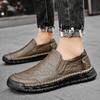 Men's City Walk Slip-On Sneaker Casual Leather Shoes Loafers
