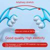 6 Rollers Manual Neck Massager Shoulder Cervical Spine Kneading Massage Point Pressure Therapy for Body Relaxation Pain Relief Health Massage Tool