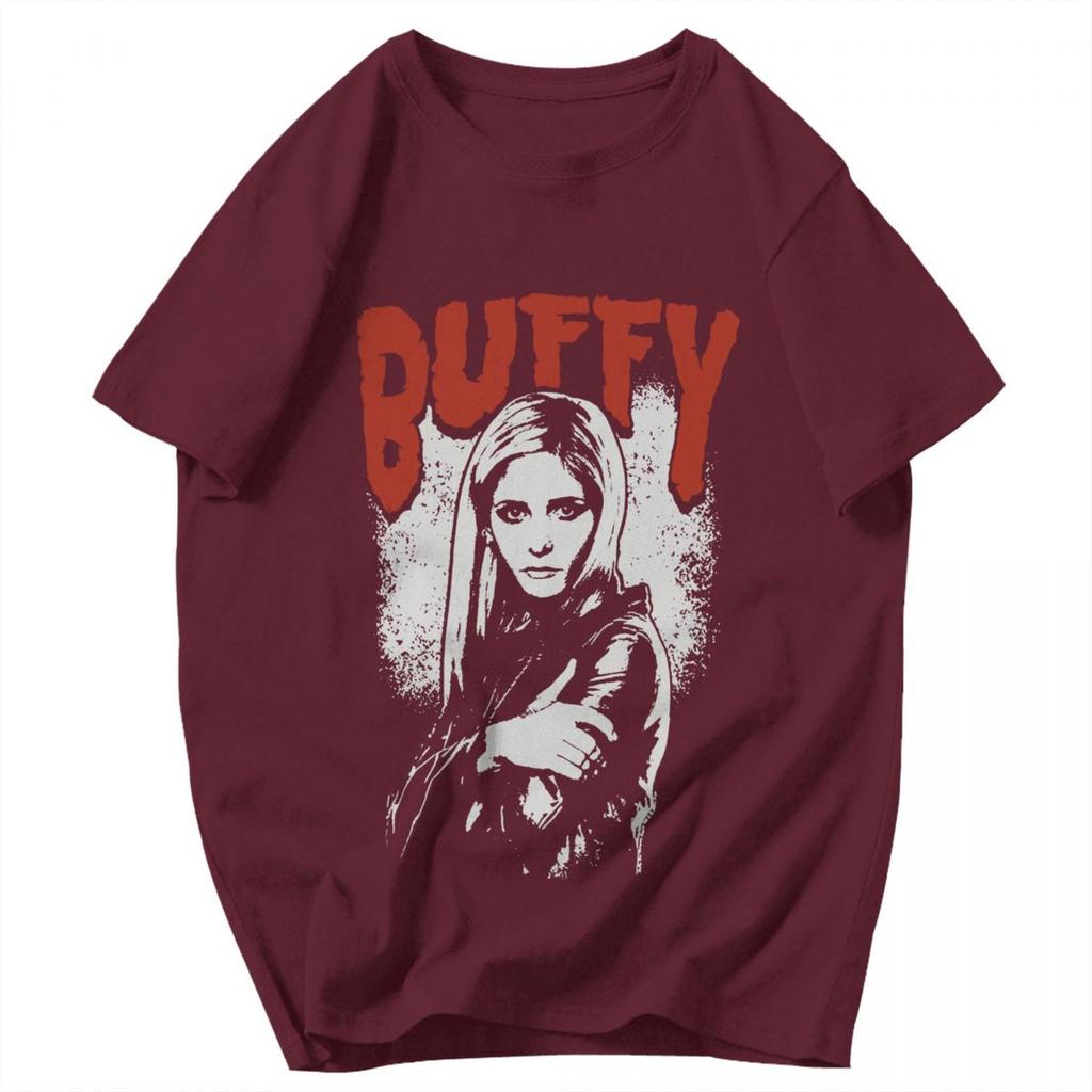 Men T Shirt TV Buffy The Vampire Slayer Gifts Y2K Graphic Anime Unisex Tops T Shirts