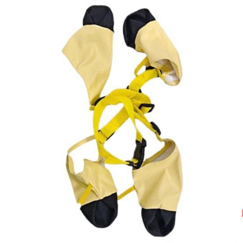 Waterproof Dog Rain Boots Adjustable Dirty-Proof Pets Paws Protector Auxiliary Strap Rubber Sole Dog Suspender Boots Rain Day