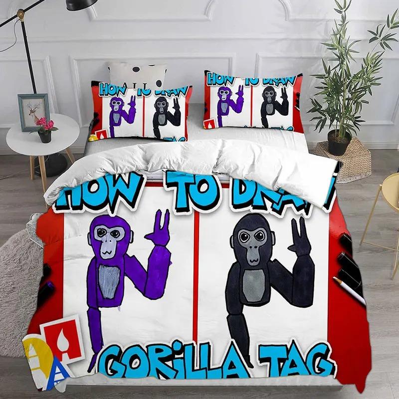 Gorilla Tag Bedding Sets Comforter Quilt Bed Cover Duvet Cover Pillow Case 2-3 Pieces Sets Kids Adult Size