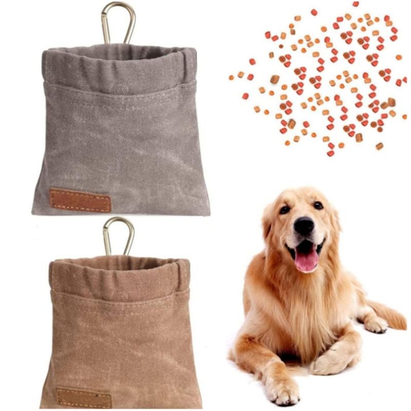 Portable Outdoor Pet Dogs Treat Pouch Portable Dogs Training Bags Pet Snack Food Container Snack Reward Waist Bag