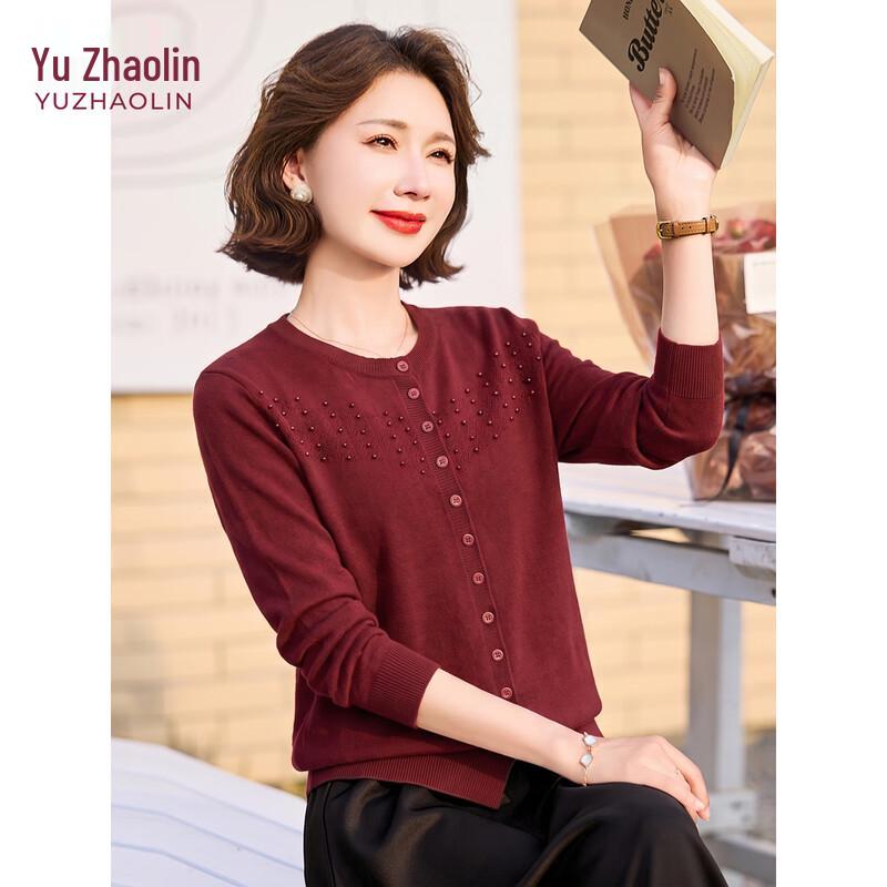 YUZHAOLIN Women's Beaded Knit Cardigan