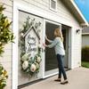 Home Sweet Home Door Cover Housewarming Party Decorations Door Banner Welcome Home Floral Backdrop Decor Greenery Leaves New Home Party Photography