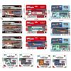 Alloy Trailer Simulation Double Decker Truck Tractor Model Toy Collection For