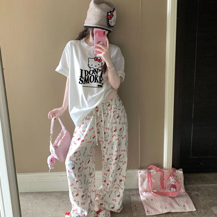 Cotton Sleepwear Set For Women Summer Comfort Lounge Casual