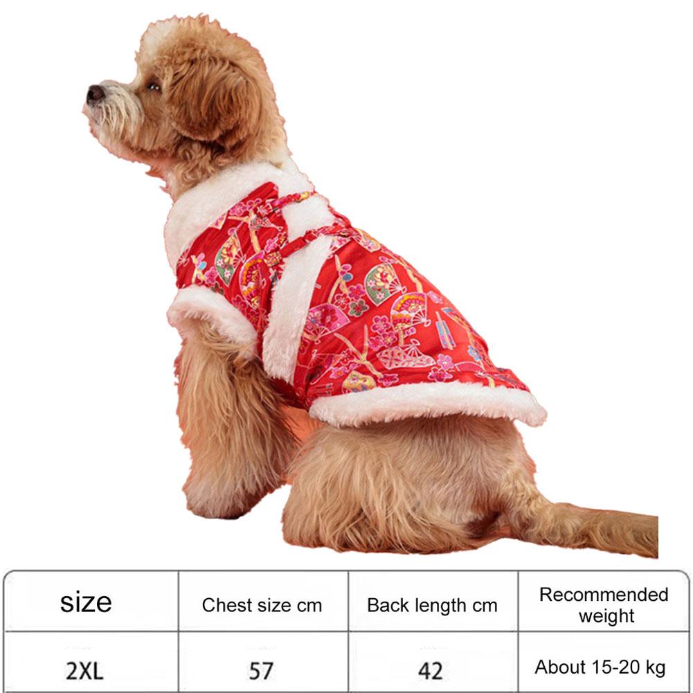 For New Year Celebrations Dog New Year Clothes Family Gatherings Festive Clothing For Puppies Multiple Sizes Available