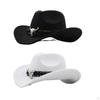 Western Cowboy Hat, Size Fits Most Fancy Dress Props up Cowgirl Wide Brim for Party Women Role