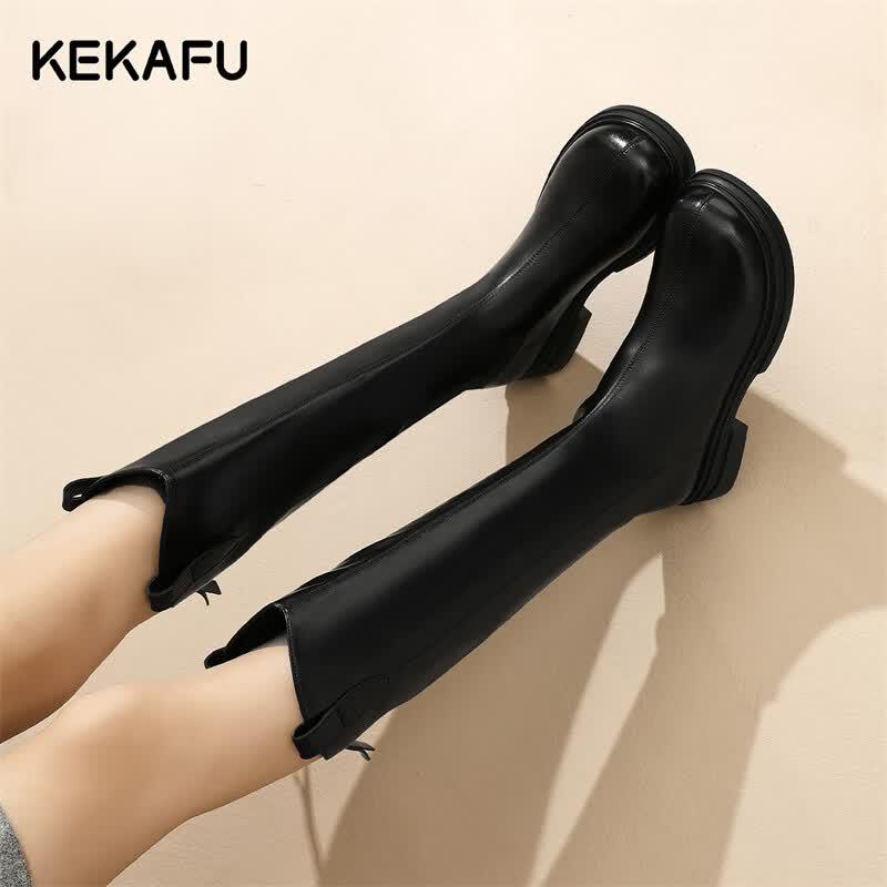Kokafe Women s High-Top Martin Boots EU 37 чёрный