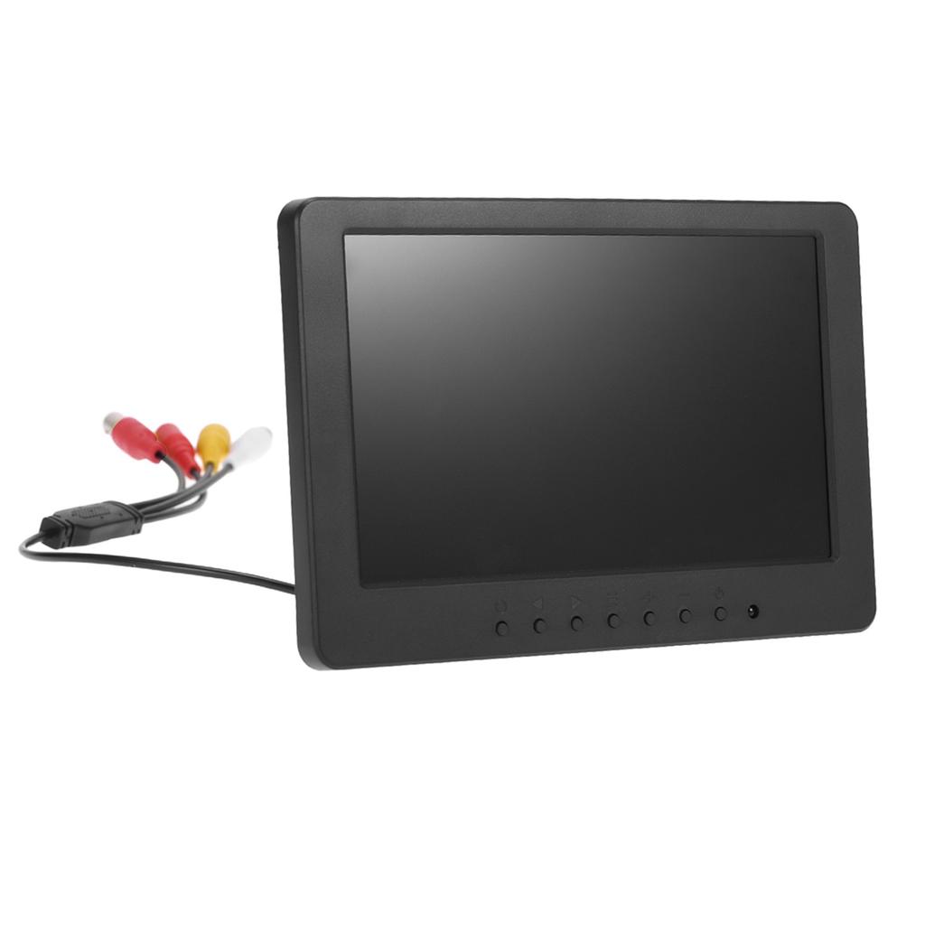 7-Zoll-HD-Monitor 1024x600 16:9 LCD-Monitorhalterung BNC AV Videoeingang für Heim-Auto-Überwachung