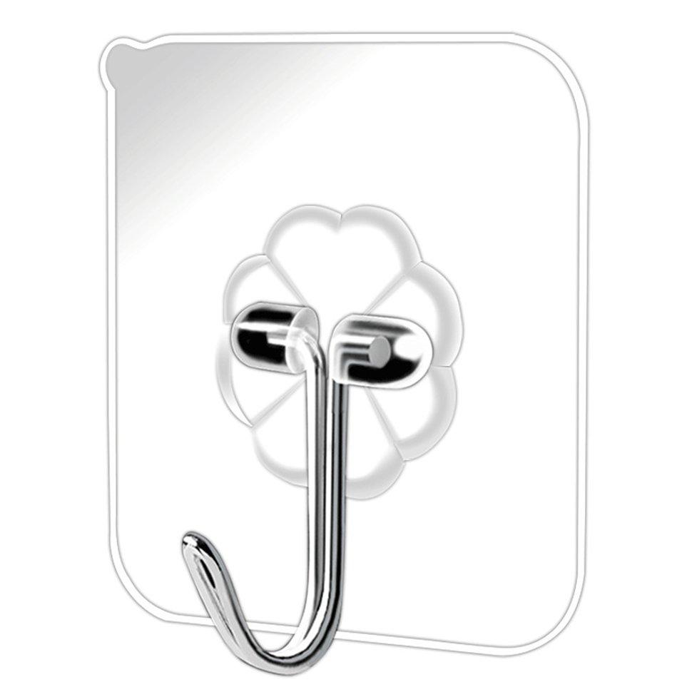 Buy Phome 20pcs Clear Self Adhesive Door Wall Hangers Heavy Duty