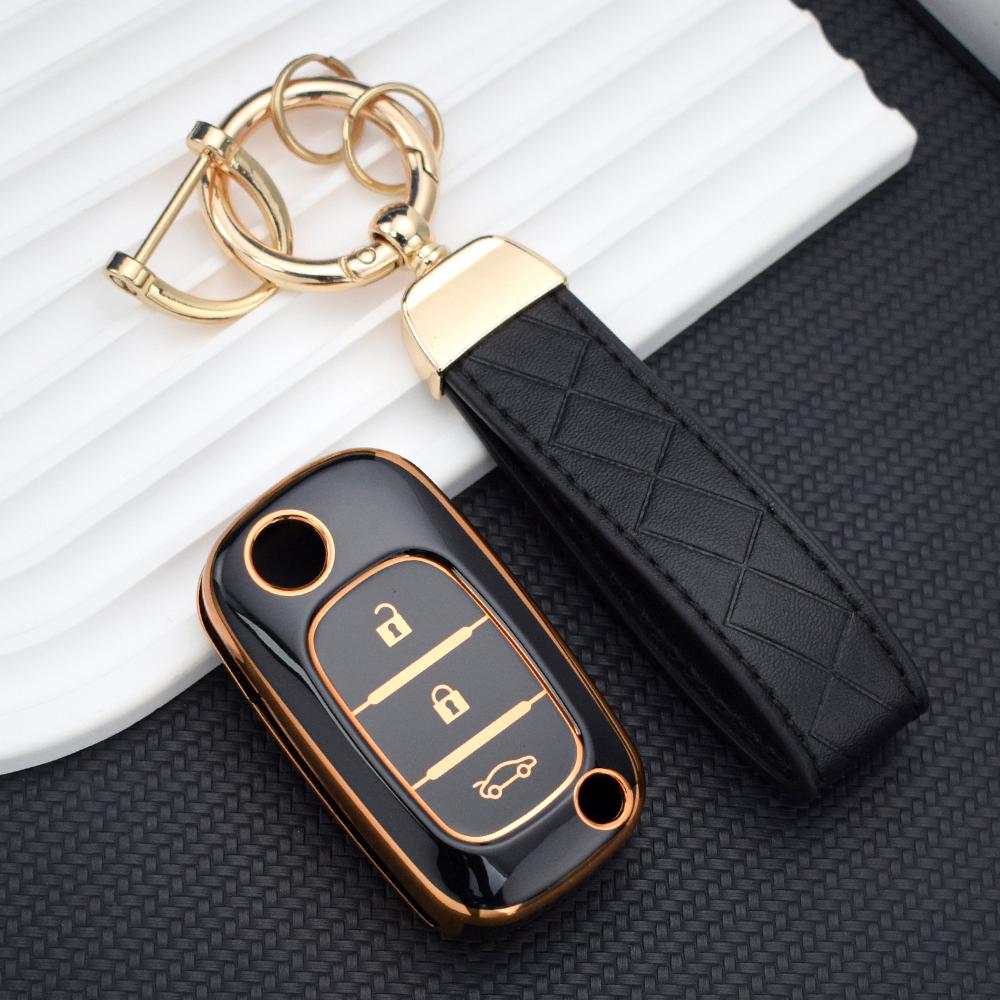 Soft Tpu Folding 3 Buttons Filp Remote Key Shell Case For Renault Clio Scenic Megane Iii Vivaro Movano Traffic Master Kangoo