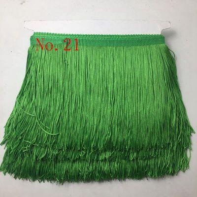 10-30cm10Metri Frange Pizzo Nappa Bordino Decorazione Tenda Danza Latina Accessori da Cucito Puntilla Borla Frange Lunghe da Cucire