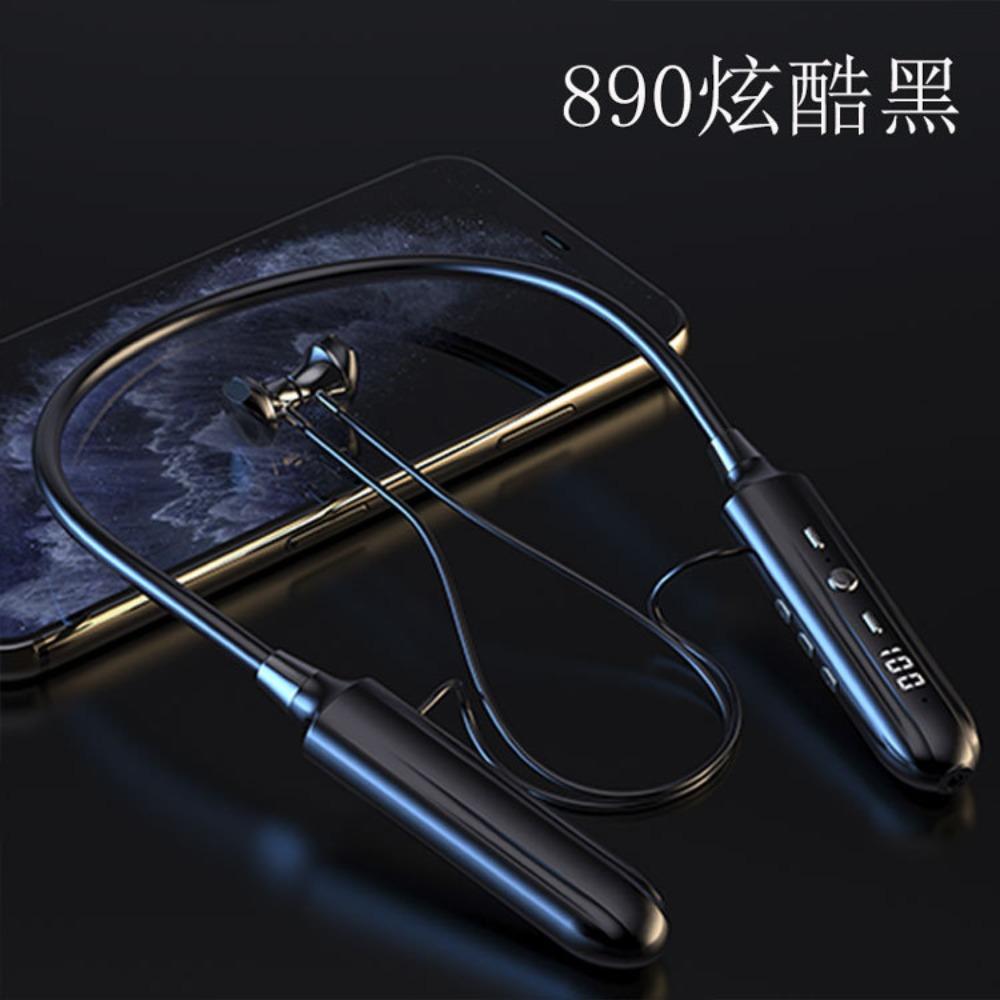 

Внутриканальная звуковая карта Bluetooth, встроенная гарнитура, подвесные спортивные наушники с высоким качеством звука чёрный