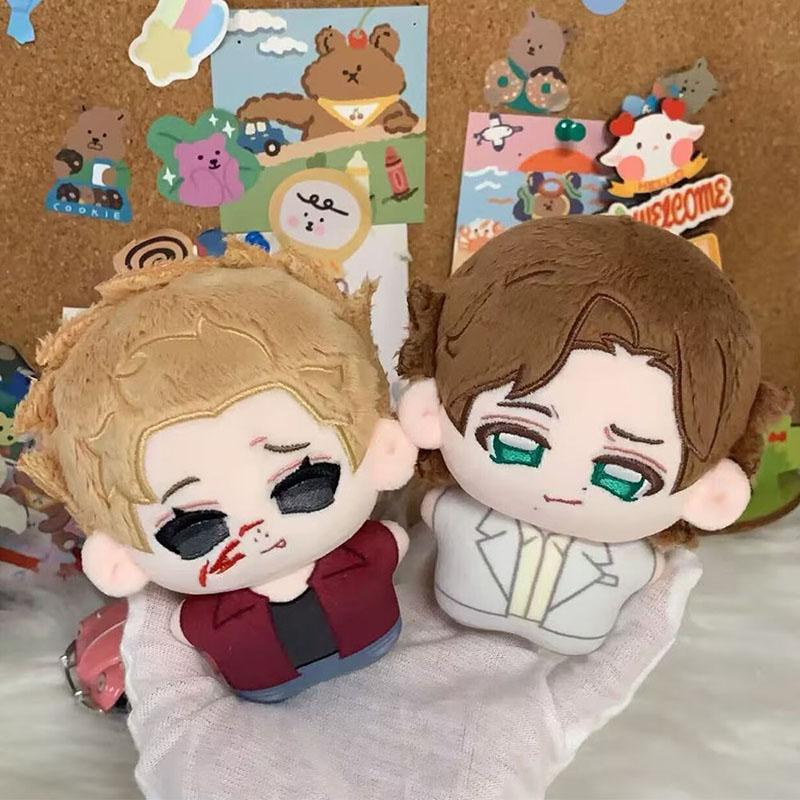 10Cm Print Spn Dean Sam Plush Doll Pendant Toy New Charater Stuffed Xmas Plusie Dolls Fans Birthday Party Gift Toys
