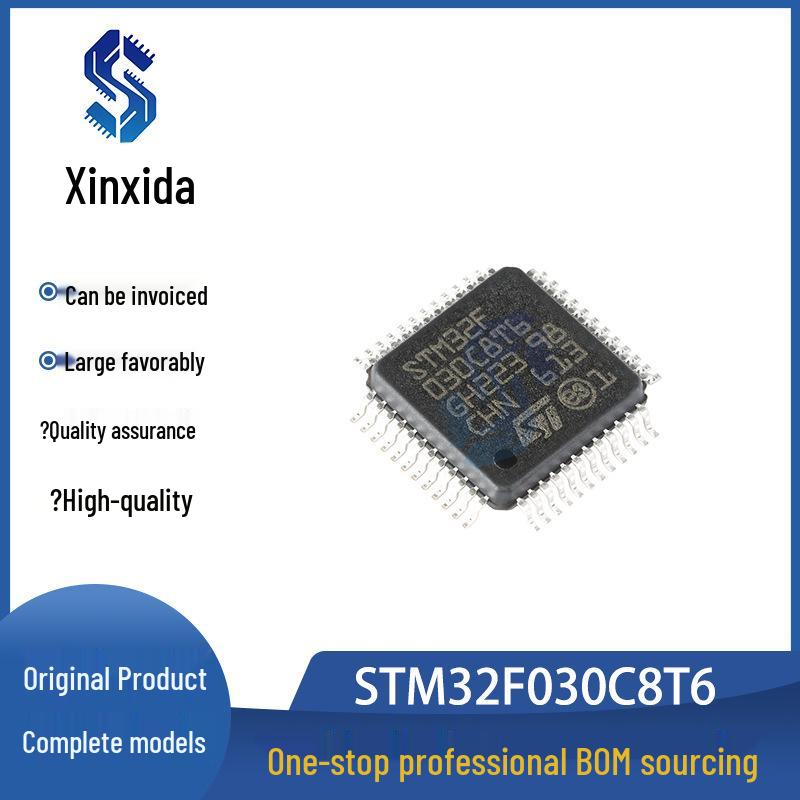 STM32F030C8T6 LQFP48 Microcontroller MCU, Brand New Original Electronic Component.