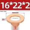 National Standard Red Copper Gasket Seal Ring and Flat Washer M3-M60mm for Marine Instruments