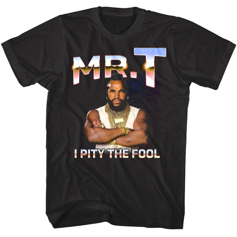 Mr T Chrome Fool Men T Shirt S