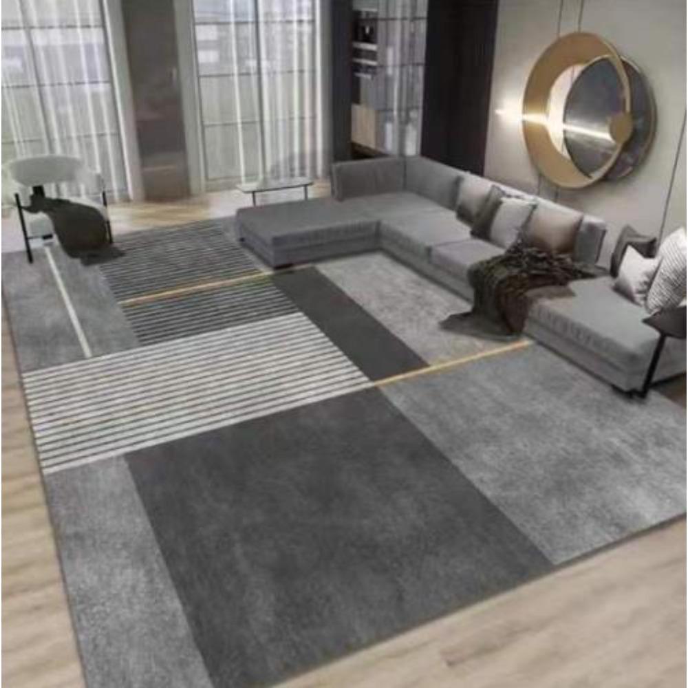 Geometric Abstraction Carpets for Living Room Decoration Bedroom Decor Rugs Sofa Coffee Table Carpet Non-slip Area Rug Floor Mat