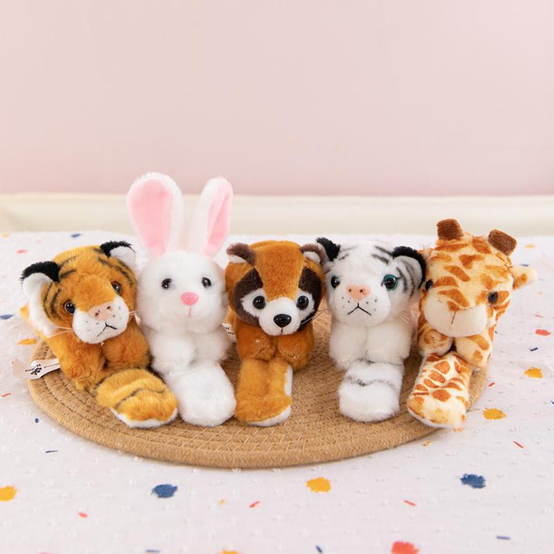 Braccialetto Peluche Animale dello Zoo per Bambini con Imbottitura in Cotone PP Perfetto per Giocare e Collezionare