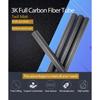 1/ 2Pcs 3K Pure Carbon Fiber Tube Length 0.5M Twill Matte Composite Hardness DIY Japan Material Pipe for RC Airplane Drone Parts