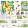 Montessori Busy Book For Kids With Reusable Puzzles And Stickers For Early Education Fun