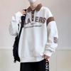 Men's Trendy Autumn Teen Lapel Polo Hoodie for Junior and High School Students