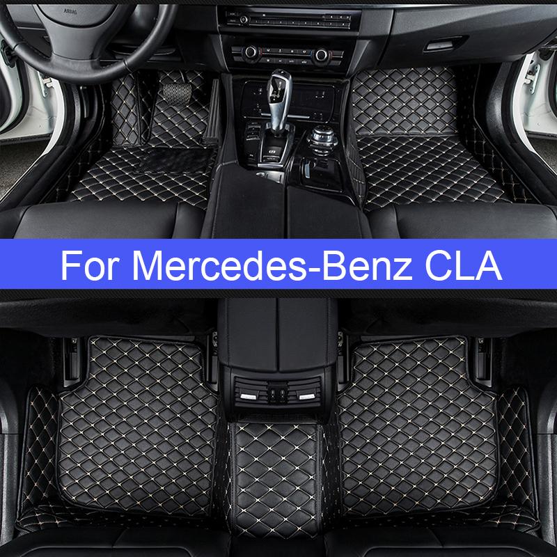 

Автомобильные коврики CUWEUSANG на заказ для Mercedes-Benz CLA CLA180 CLA200 CLA220 CLA250 CLA260, аксессуары для авто ног