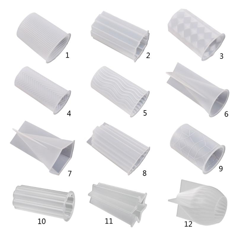 Cylinder Candle Silicone Mold for Candle Making,Aromatherapys Candle Resin Mould Cone Epoxy Resin Casting Mold for Soap