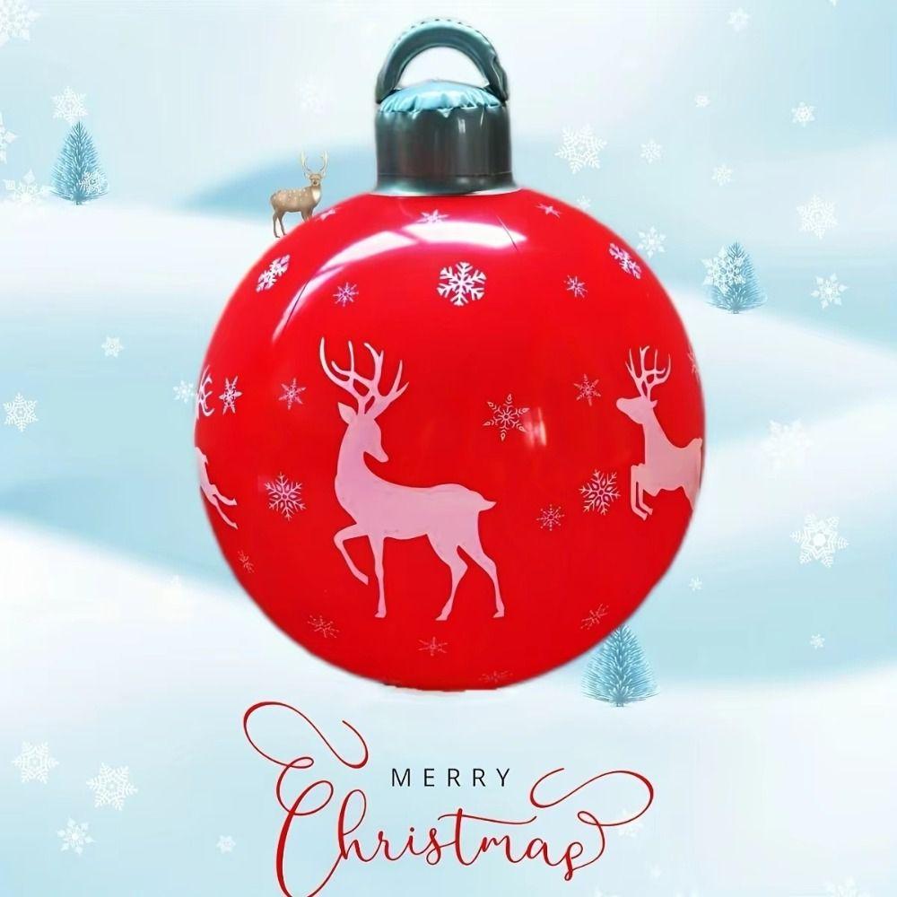 Hanging Ornaments Christmas Ball Ornaments Blow Up Christmas Balloons Outdoor Garden