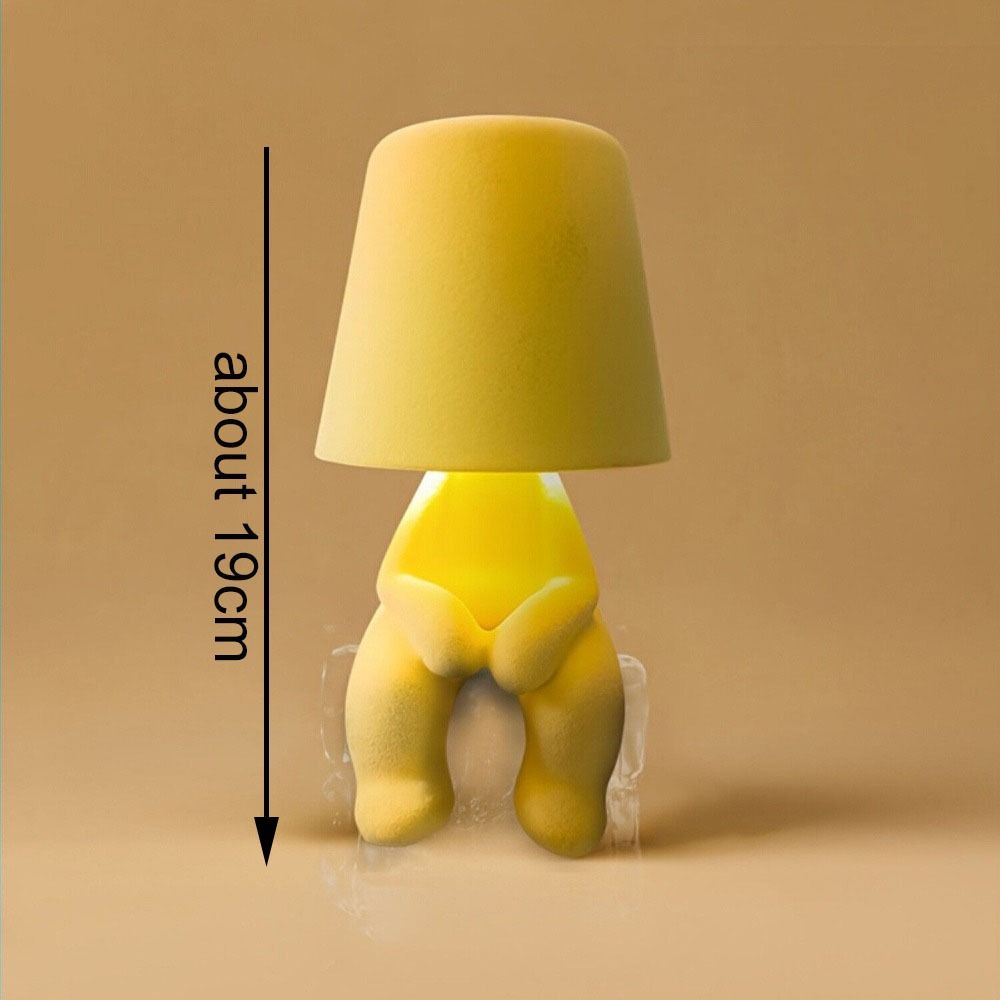 Flocking Bedside Touch Table Light Colorful Statue Light Gifts Bedside Touch Control Table Lamps