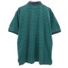 NAUTICA 90s Made in Japan Old Border Pattern Short sleeve Polo shirt Fawn Men's Used