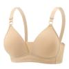 Japanese Style Seamless Deep V Triangle Bra for Women - Wire-Free with Small Bust Support