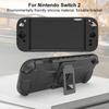 Silicone Case with Stand for Switch 2 Protective Skin Cover Anti-Slip Protective Case Sleeve Anti-Scratch Full Protective Shell