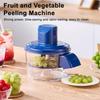 New Electric Grape Peeling Machine, Automatic Small Fruit Garlic Peeler Machine Tomato Garlics Peeler Skin Remover Tool