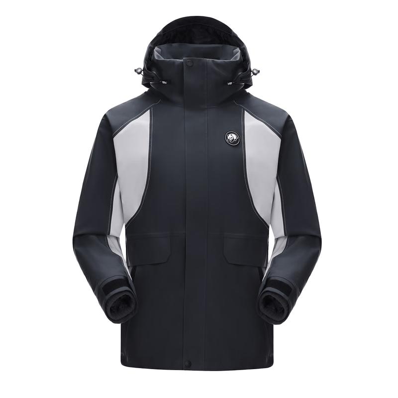 Panda Camel 3-in-1 Waterproof Fleece Hiking Jacket