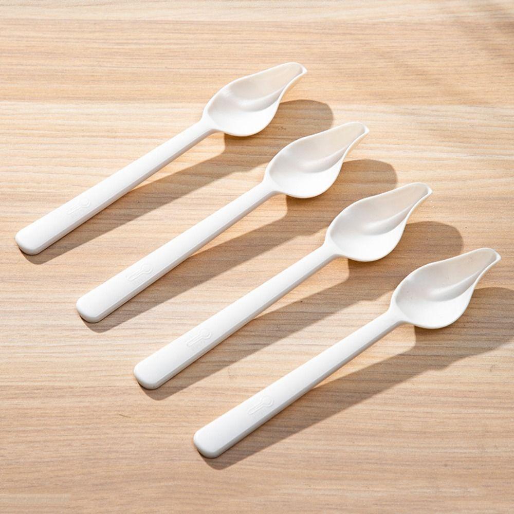 Long Handle Bird Milk Powder Feeder Heat-resisting Bird Food Water Spoon  for Feeding