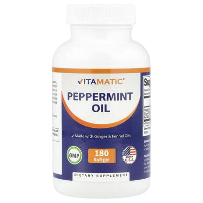 Peppermint Oil, 180 Softgels