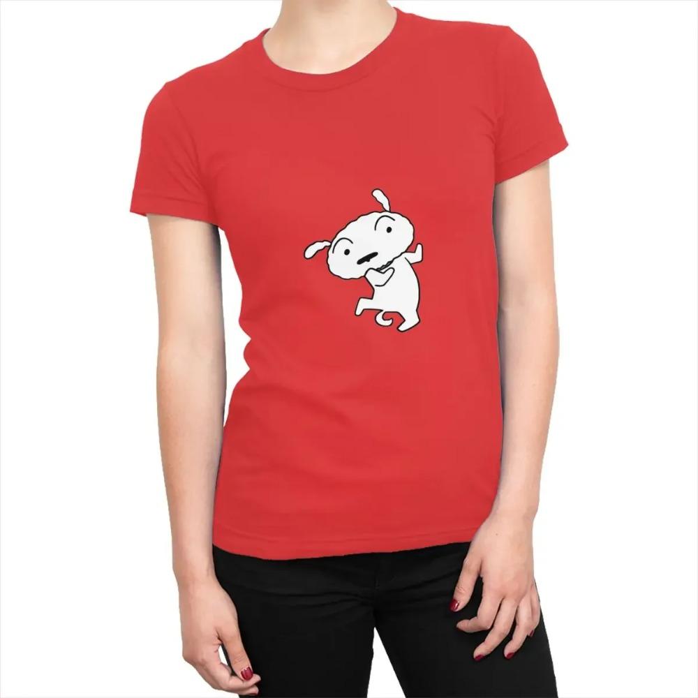 Vintage T Shirt Crayon Shin-chans Casual T Shirts Shiro Hip Hop Tshirt for Woman Hot Sale Summer Awesome Design Tops