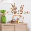 Cartoon Easter Egg Bunny Bedroom Living Room Entrance Home Background Beautification Wall Stickers