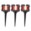 3PCS Garden Hose Guide Spike Water Pipe Positioning Holder Roller Outdoor Yard Irrigation Tool Hose