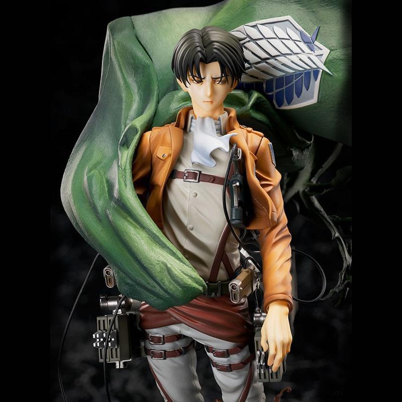 26CM Anime Statue Attack on Titan Standing PVC Figure Levi Collection Model Toy Gifts