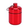 Mini Storage Box Aluminum Alloy Water Proof Small Container for Outdoor Camping Travel Hiking Red