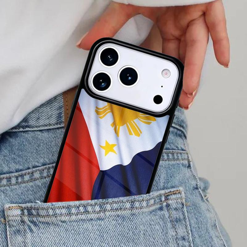 Philippines Flag Phone Case for iPhone 17ProMax 12 13 14 15 16e 17 Pro Max Plus Air Cover