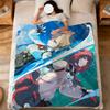 Ukinami Yuzuha Alice cp fofo Zenless Zone Zero cobertor macio quente de pelúcia sofá sala de estar animal de estimação hogar quarto presente casa Carro portátil