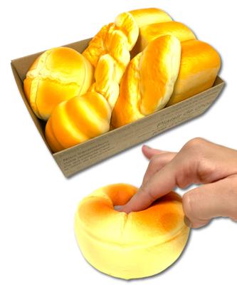 Jumbo Squeezes Large Bread Set Variety Set of 6 Soft Exquisite Fluffy Bread Interior Squeeze Bakery Fluffy Bread (6 Set)