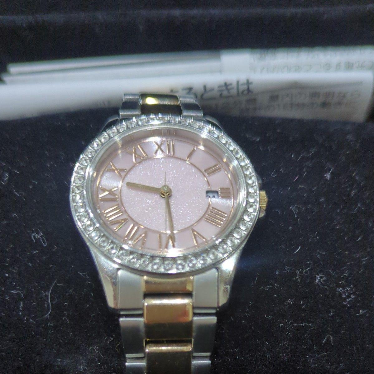 Athenia CITIZEN Citizen Ladies Watch Pink Dial Gold Silver