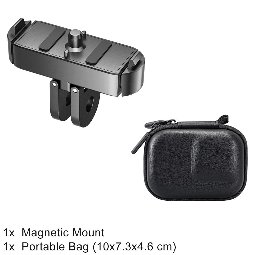 Metal Magnetic Quick Release Mount for GoPro Hero 13 Latch Mount Adapter with 1/4 Screw Hole for Go Pro Hero13 Black Accessories
