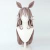 Wonder Acute Cosplay Wig, Ash Pink and White Mix, Perfect for Costumes, Halloween Events, and Photoshoots (Body, Ears, and Tail)