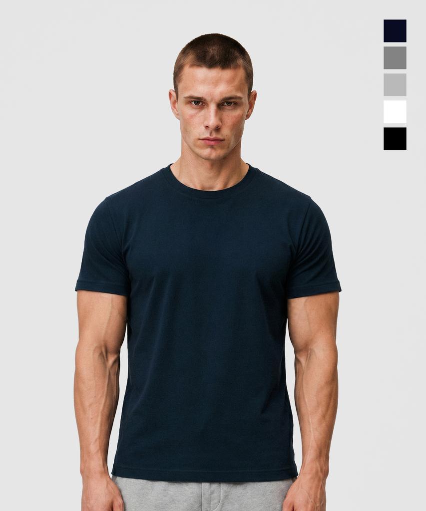 Nuateuseutyudio Frame Muscle Fit Short Sleeve T-Shirt_5Colors